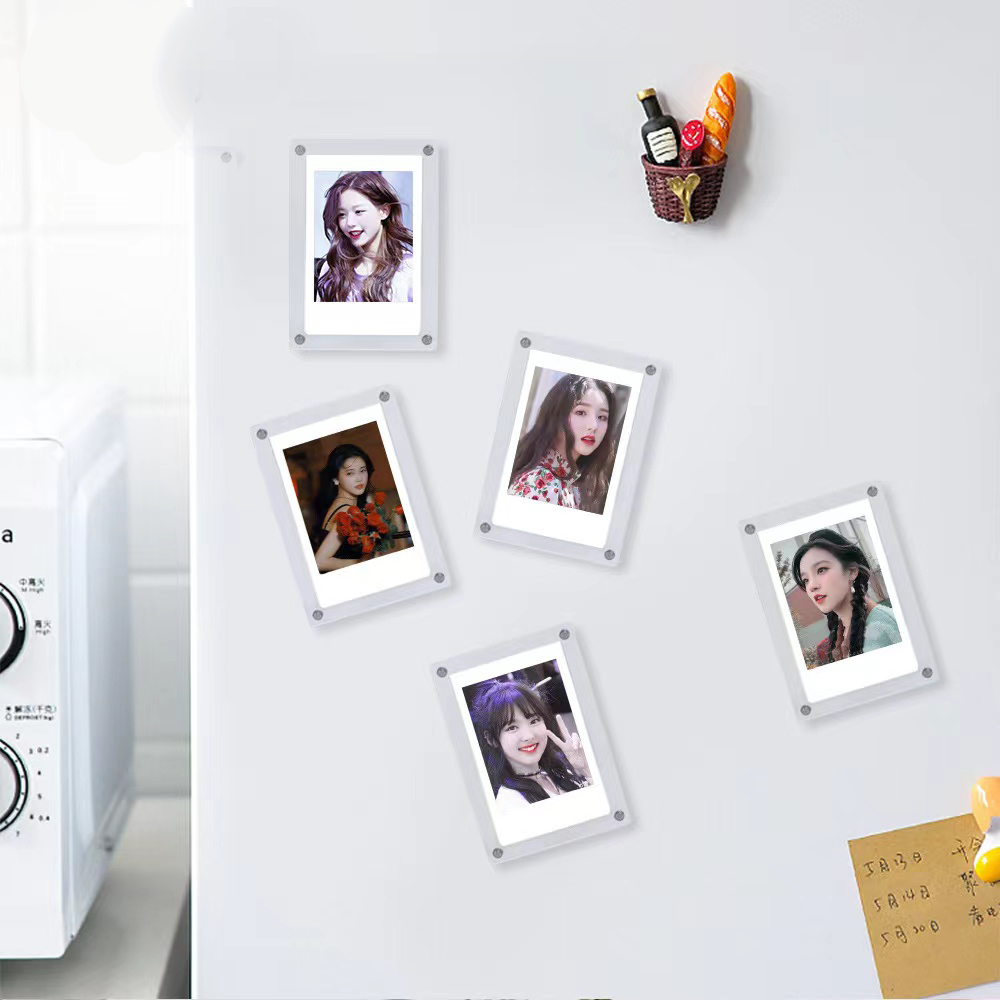 Super 8 Film Reel - กรอบตัวดูดแม่เหล็กอะคริลิครูปภาพ3นิ้วทำมือสำหรับ Fujifilm Instax Mini 12 11