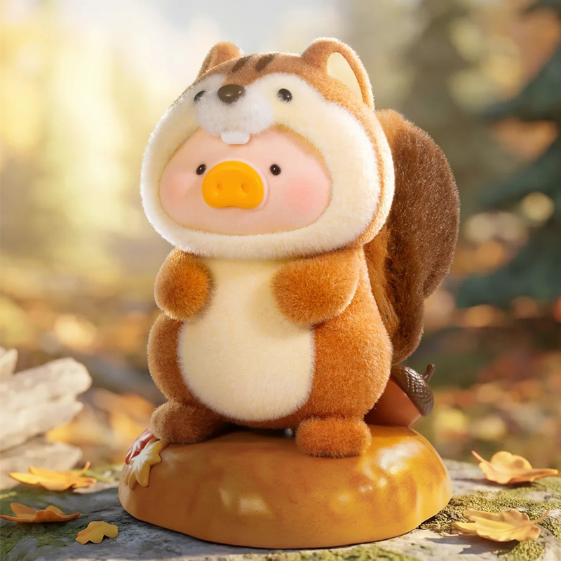 Collectible Collection - ตุ๊กตาแอคชั่นฟิกเกอร์กระรอก Lulu The Piggy Animals Party