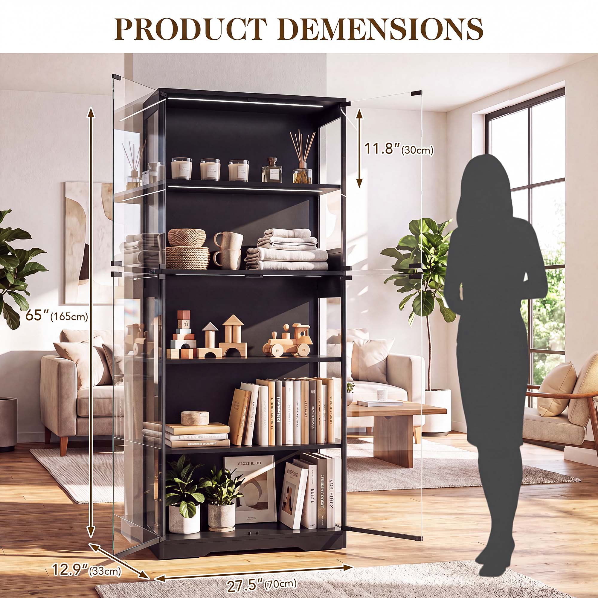 ตู้โชว์ 5 ชั้น TCGBKAF พร้อมปร - Collectible Collection บทวิจารณ์และราคา