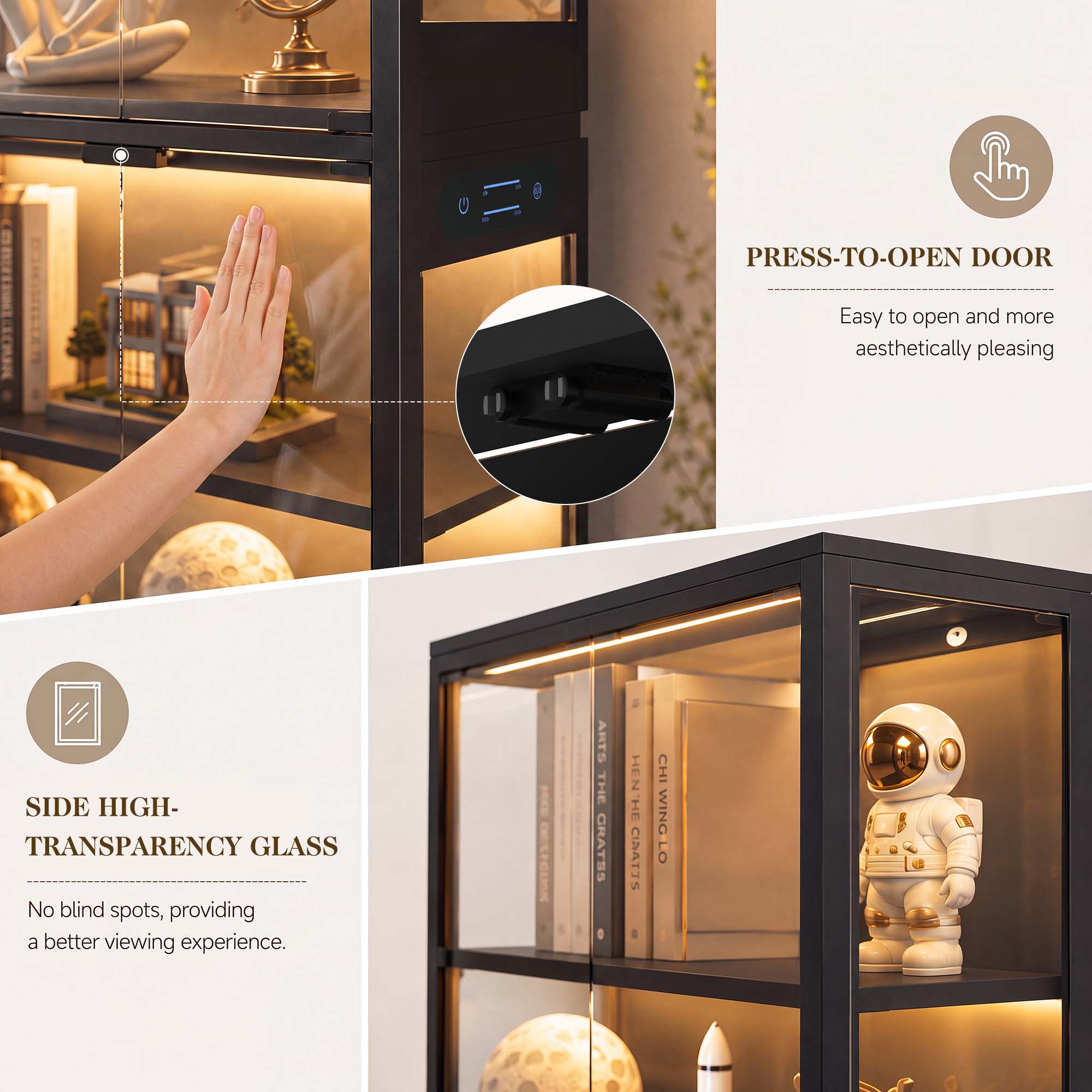 ตู้โชว์ 5 ชั้น TCGBKAF พร้อมปร - Collectible Collection บทวิจารณ์และราคา