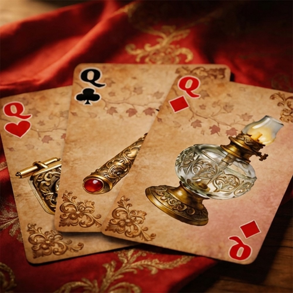ชุดไพ่เล่นวินเทจลายพระราชวัง 5 - Vintage Collectible Playing Cards บทวิจารณ์และราคา