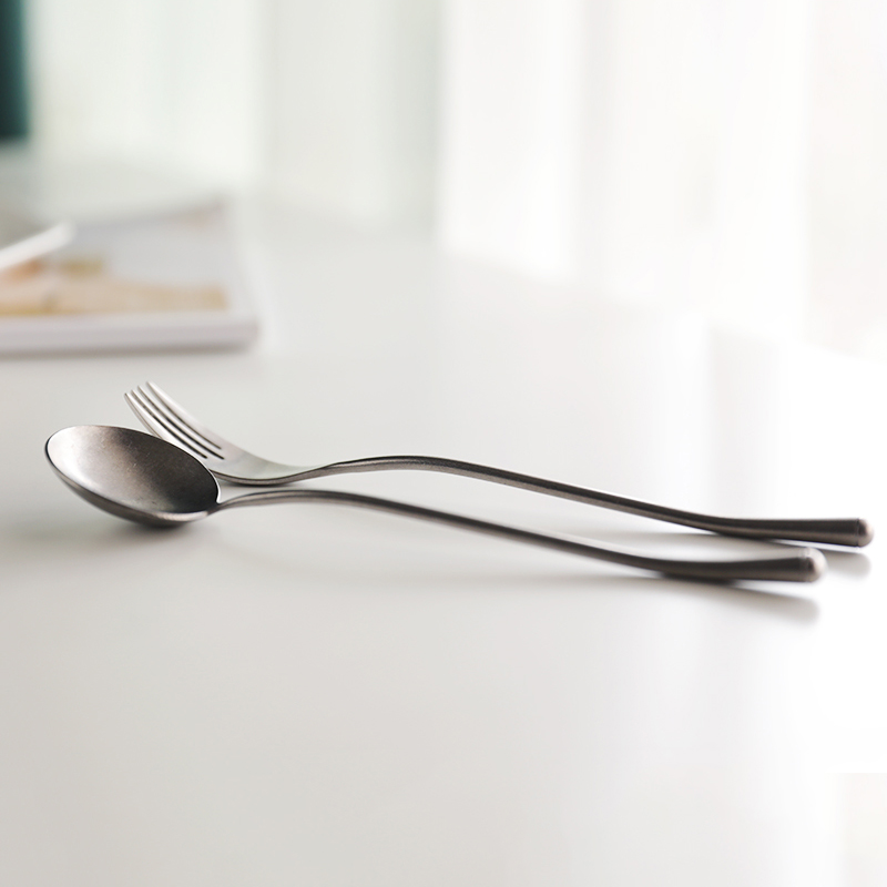 Retro 304ชุดช้อนส้อมสแตนเลส We - Vintage Collectible Spoons บทวิจารณ์และราคา