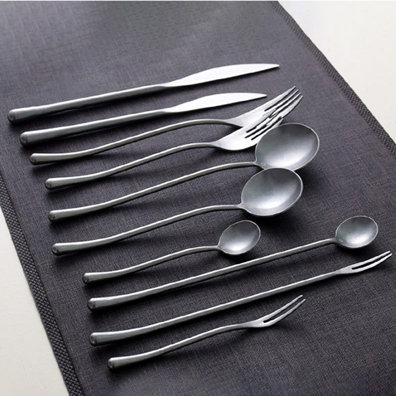 Retro 304ชุดช้อนส้อมสแตนเลส We - Vintage Collectible Spoons บทวิจารณ์และราคา