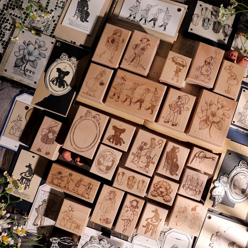 วินเทจน่ารักสาวดอกไม้เด็กหมีไม - Vintage Collectible Stamps บทวิจารณ์และราคา