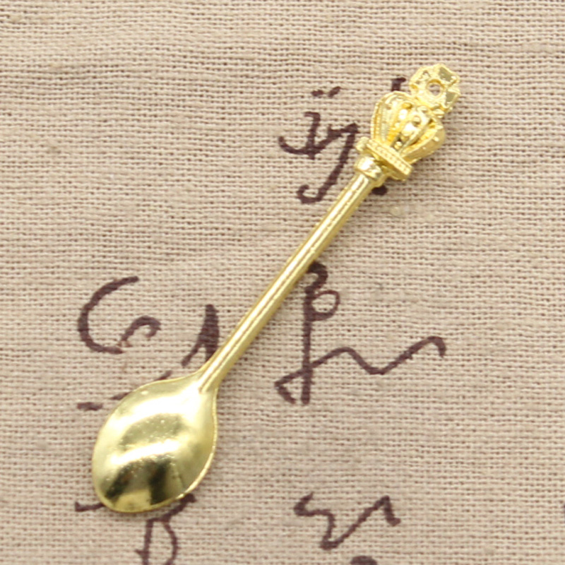 8pcs Charms ครัวช้อนมงกุฎ 57x9 - Vintage Collectible Spoons บทวิจารณ์และราคา
