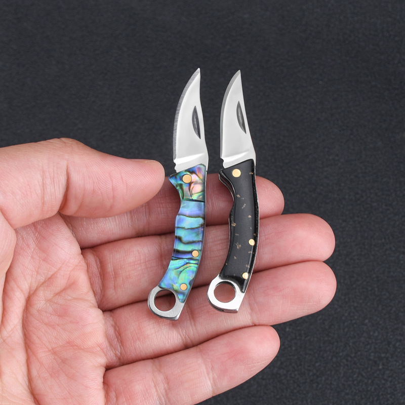 พวงกุญแจมีดพับขนาดเล็ก ใบมีดสแ - Vintage Collectible Knife บทวิจารณ์และราคา