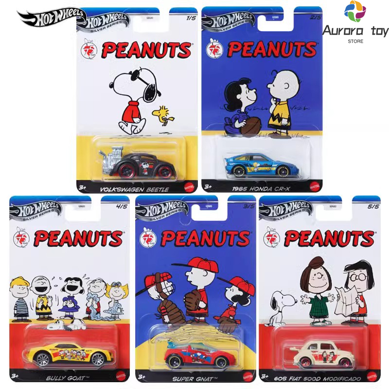 1/64 ล้อร้อนรถรุ่น Snoopy ถั่ว - Mattel Collectible & Vintage Dolls บทวิจารณ์และราคา