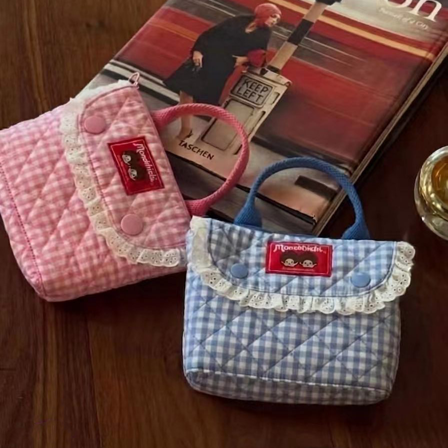 กระเป๋าเครื่องสำอางลายสก็อตวิน - Vintage Item บทวิจารณ์และราคา