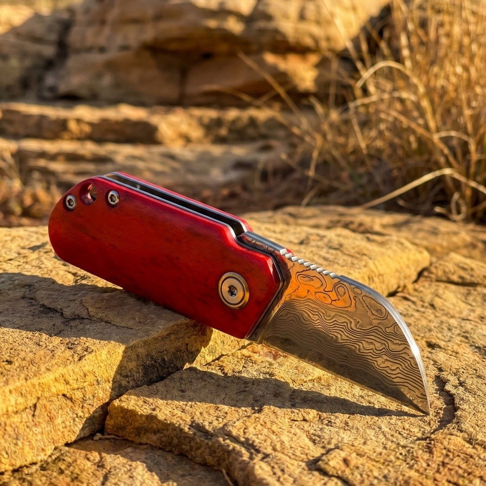 มีดพับ EDC วินเทจลายดามัสกัส,  - Vintage Collectible Knife บทวิจารณ์และราคา