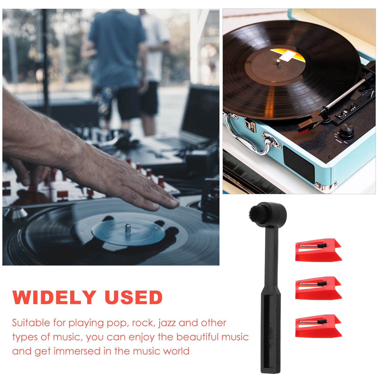 ชุดเข็มเล่นแผ่นเสียงไวนิวสไตล์ - Record Player Needle บทวิจารณ์และราคา